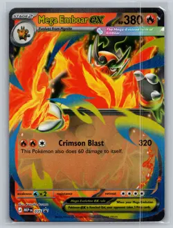 Mega Emboar ex [ME: Mega Evolution Promo MEP Holofoil - 035 NM] - Image 2
