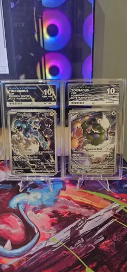 Sequential ACE 10 POKEMON CENTER STAMPED 209 210 THUNDURUS & TORNADUS ETB Promos - Image 1