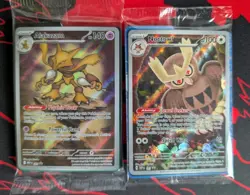 Pokemon Sealed Etb Promos X2 Noctowl & Alakazam - Image 1