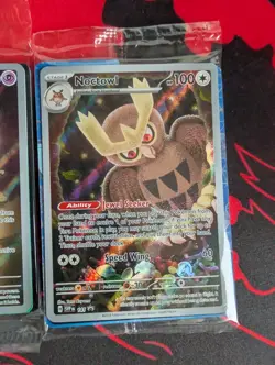 Pokemon Sealed Etb Promos X2 Noctowl & Alakazam - Image 3