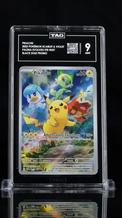 Pokemon Black Star Graded TAG 9 Lot: Pikachu, Snorlax & Charmander NM ETB Promos - Image 3