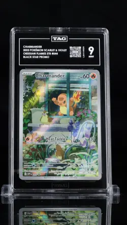 Pokemon Black Star Graded TAG 9 Lot: Pikachu, Snorlax & Charmander NM ETB Promos - Image 5