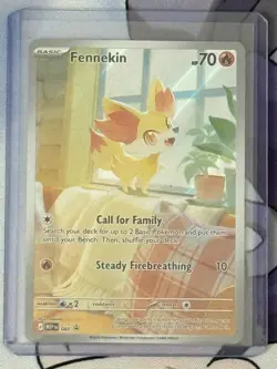 Pokemon TCG Fennekin 080 Promo Mega Evolution Promos Chaos Rising ETB Exclusive - Image 1