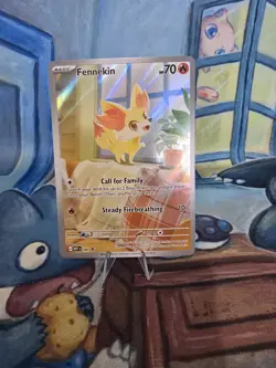 Pokemon TCG Fennekin 080 Promo ME Promos IR Chaos Rising ETB Exclusive - Image 1