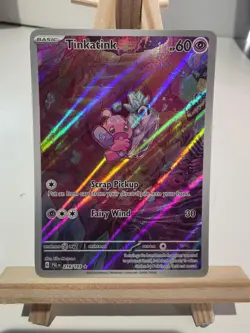 Pokemon TCG Tinkatink Paldea Evolved Illustration Rare Card 216/193 - Image 1