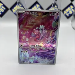 Pokemon TCG Tinkatink Illustration Rare Paldea Evolved Card 216/193 - Image 1