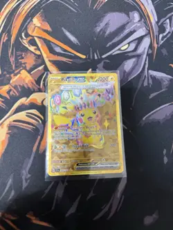 Pokemon TCG Pikachu Ex Surging Sparks Hyper Rare Gold 247/191 NM - Image 1