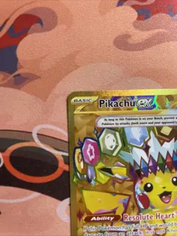 Pokemon Pikachu TCG Surging Sparks EX Gold Hyper Rare Card 247/191 MC - Image 2
