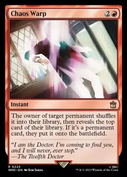 MTG - Chaos Warp (225) - Universes Beyond: Doctor Who - Near Mint - Image 1