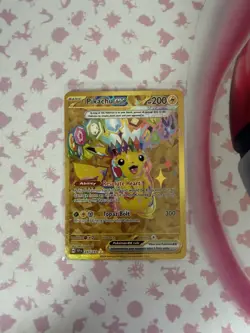 Pokemon TCG | Surging Sparks | Pikachu EX 247/191 Gold Hyper Rare | Mint 🔥 - Image 1