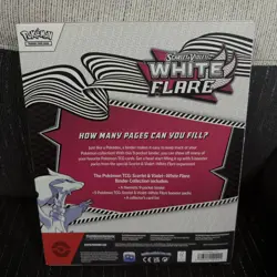White Flare Binder Collection - Pokemon TCG - New & Sealed - Image 3