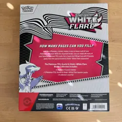 🔥 Pokemon TCG: Scarlet & Violet - WHITE FLARE Binder Collection NEW FAC SEALED - Image 2