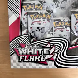 🔥 Pokemon TCG: Scarlet & Violet - WHITE FLARE Binder Collection NEW FAC SEALED - Image 3