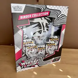🔥 Pokemon TCG: Scarlet & Violet - WHITE FLARE Binder Collection NEW FAC SEALED - Image 4