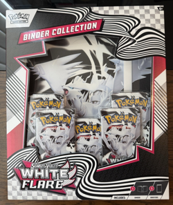 Pokemon TCG: Scarlet & Violet White Flare Binder Collection - New - Image 1