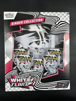 Pokemon TCG: White Flare Binder Collection – Brand New / Sealed - Image 1