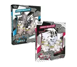 Pokemon TCG Black Bolt and White Flare Binder Collection Sealed Bundle - Image 1