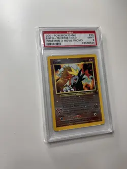 Entei 34 2001 Black Star Promo Reverse Holo Pokemon Card PSA 9 - Image 1