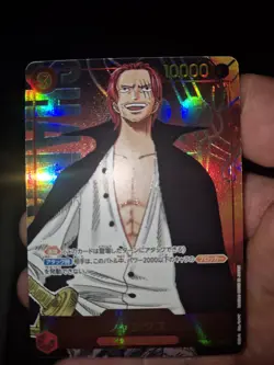 One Piece Cards Game - Shanks (Parallel) OP01-120 SEC ROMANCE DAWN Japanese - Image 1