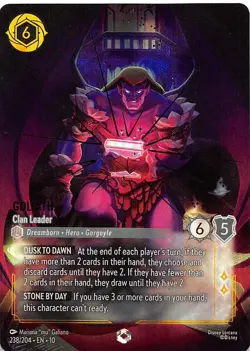 Goliath Clan Leader Enchanted 238/204 Whispers in the Well Disney Lorcana 001101 - Image 1