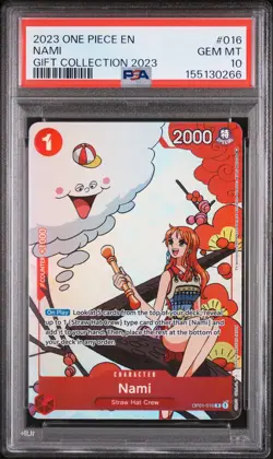 2023 ONE PIECE GIFT COLLECTION 2023 #016 NAMI PSA 10 - Image 1