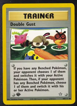 Pokemon Double Gust 100/111 Common Neo Genesis 1st Edition - Image 1