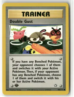 Pokemon Double Gust 100/111 1st Edition Neo Genesis Common - Image 1