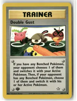 Pokemon Double Gust 100/111 1st Edition Neo Genesis Common - Image 1