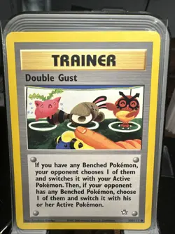 Double Gust 100/111 Neo Genesis Regular Vintage Pokemon - Image 1