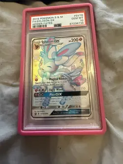 Sylveon GX SV76/SV94 Shiny Vault Hidden Fates Pokemon English PSA 10 GEM 2019 - Image 1