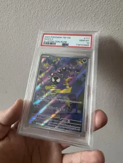 PSA 10 Pokemon Gastly 177/162 Illustration Rare Temporal Forces SV05 - Image 1
