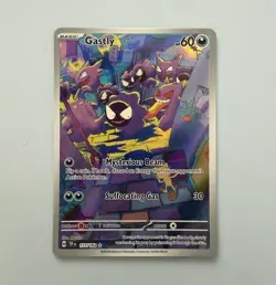 Pokemon TCG Gastly 177/162 SV05 Temporal Forces Illustration Rare Holo EN - Image 1