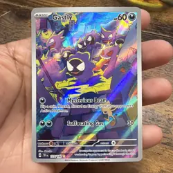 Pokemon Gastly 177/162 SV05 Temporal Forces Illustration Rare - Image 1