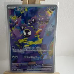 Pokemon TCG Gastly 177/162 SV05 Temporal Forces Illustration Rare Holo - Image 1