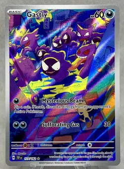 Pokemon Gastly 177/162 SV05 Temporal Forces Illustration Rare NM - Image 1