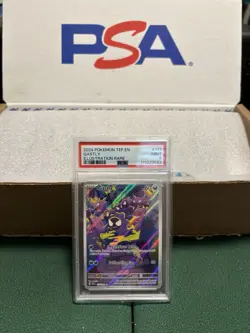 Pokemon TCG: Gastly #177/162 SV05:Temporal Forces Illustration Rare, PSA 9 MINT - Image 1