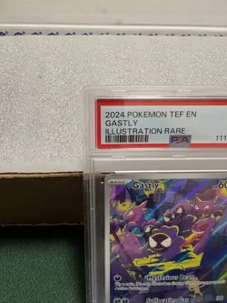 Pokemon TCG: Gastly #177/162 SV05:Temporal Forces Illustration Rare, PSA 9 MINT - Image 2