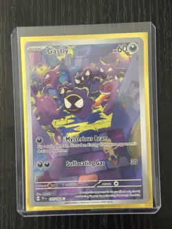 Pokemon Gastly SV05: Temporal Forces Illustration Rare Holo 177/162 Suffocating… - Image 3