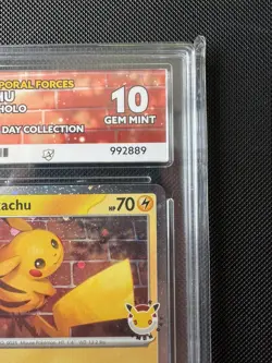 Pikachu 051/162 30th Anniversary Stamped 2026 Pokemon Day Promo ACE 10 - Image 4