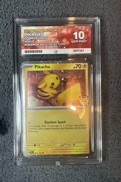 Pikachu 051/162 30th Anniversary Stamped 2026 Pokemon Day Promo ACE 10 - Image 1