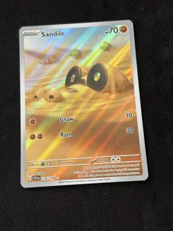 Sandile 216/198 Scarlet Violet Base Set Illustration Rare - NM - Pokemon TCG - Image 1
