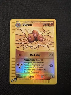 Pokemon TCG Dugtrio Expedition Base Set 44/165 Reverse Holo Holo Rare - Image 1