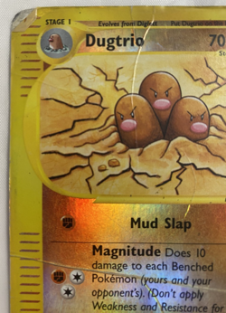 Pokemon TCG Dugtrio - 44/165 - Expedition Base Set Reverse Holo HEAVILY Played - Image 2