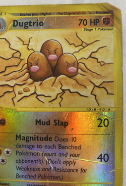 Pokemon TCG Dugtrio - 44/165 - Expedition Base Set Reverse Holo HEAVILY Played - Image 3