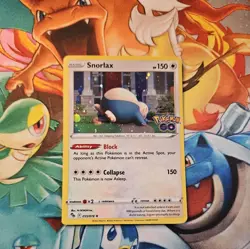 Pokemon Card Snorlax 055/078 Pokemon GO Cosmic Holo Rare TCG - Image 1