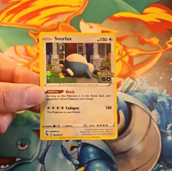 Pokemon Card Snorlax 055/078 Pokemon GO Cosmic Holo Rare TCG - Image 3