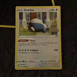 Pokemon TCG Snorlax 055/078 Holo Rare Pokemon Go NM - Image 1