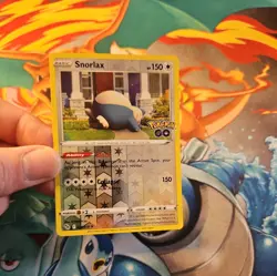 Pokemon Card Snorlax Pokemon Go 055/078 Reverse Holo Rare TCG - Image 3