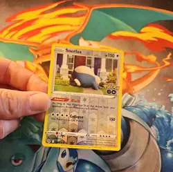 Pokemon Card Snorlax Pokemon Go 055/078 Reverse Holo Rare TCG - Image 4