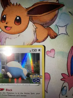 Pokemon TCG Snorlax Holo Rare Card Pokemon Go 055/078 Mint Condition - Image 3
